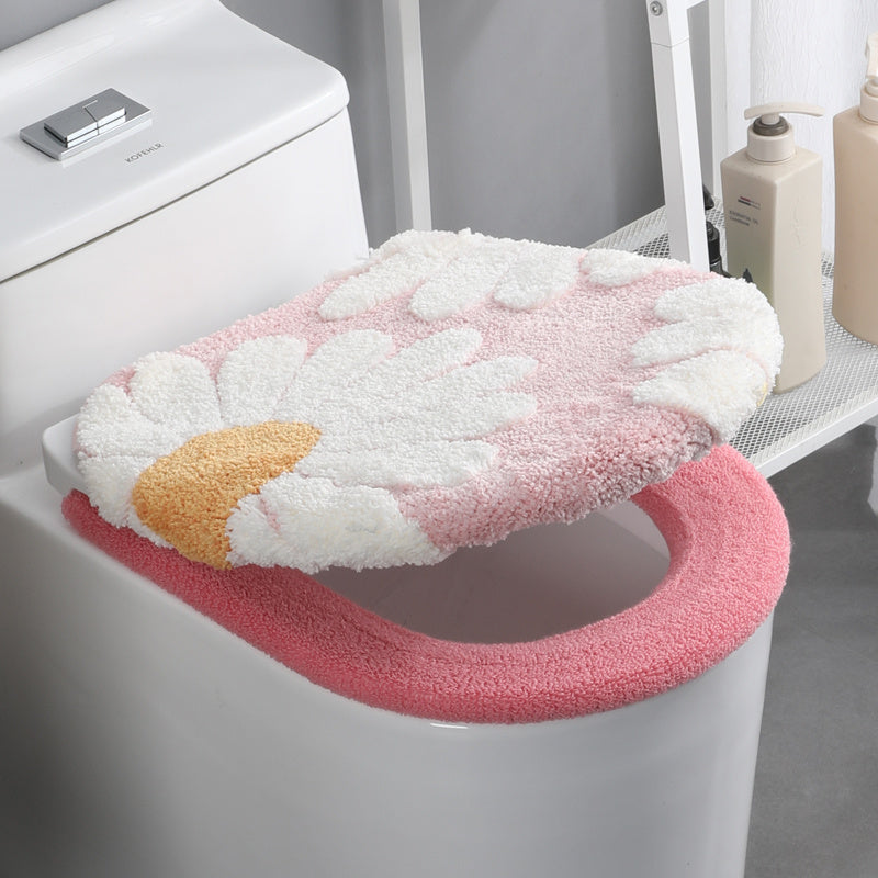 Thickened Household Plush Toilet Mat