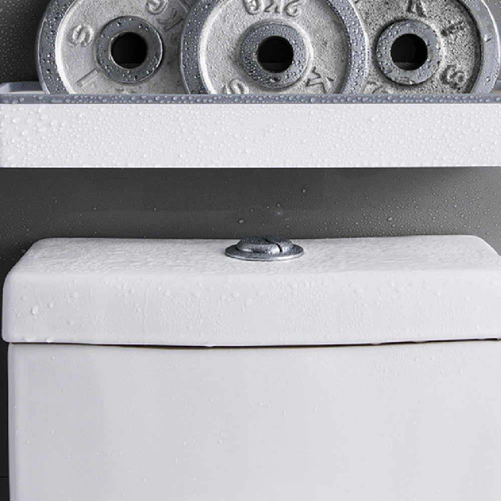 Perforation-free Multifunctional Toilet Shelf
