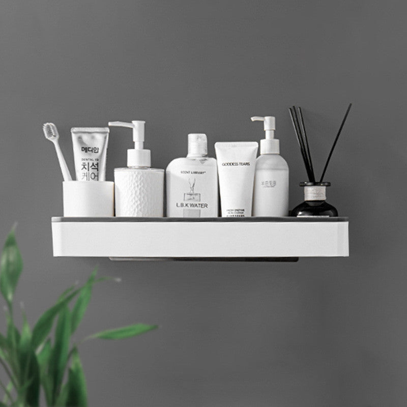 Perforation-free Multifunctional Toilet Shelf