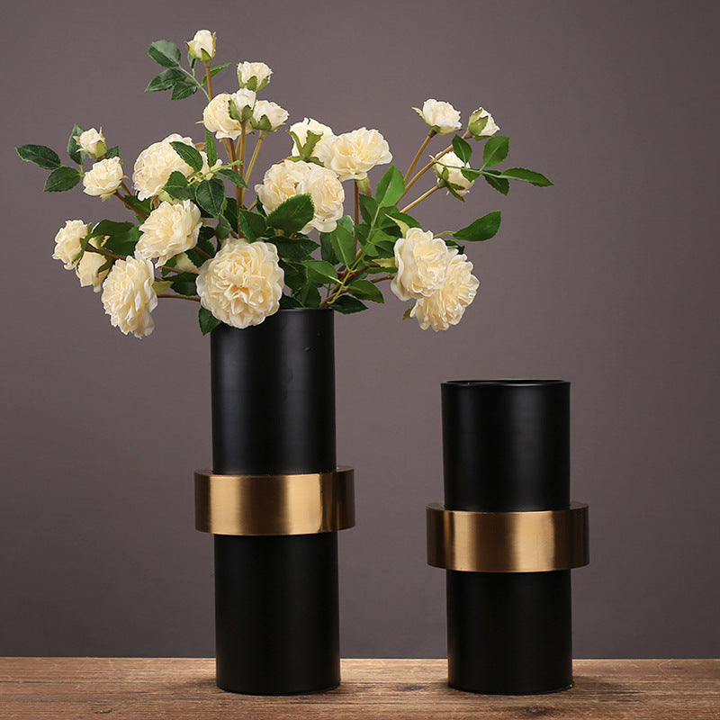 European Style Living Room Model Room Desktop Home Soft Flower Arrangement