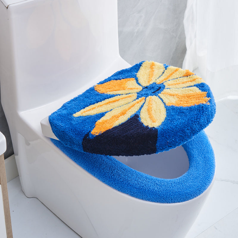 Thickened Household Plush Toilet Mat