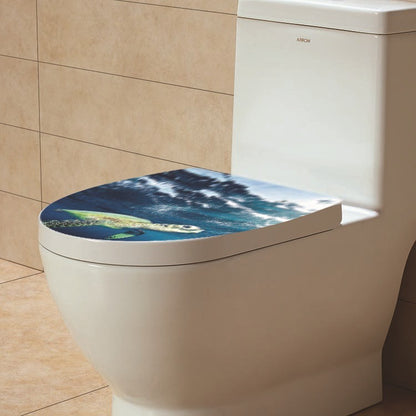 pvc toilet stickers