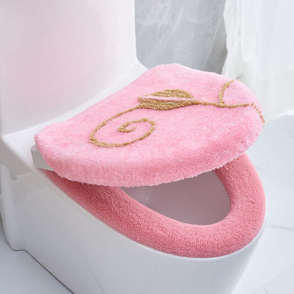Thickened Household Plush Toilet Mat