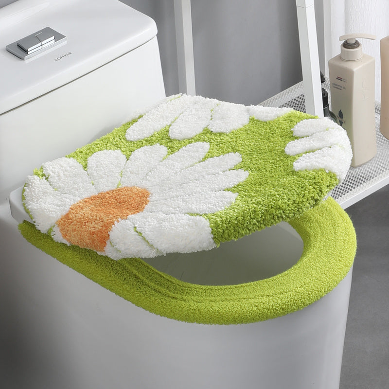 Thickened Household Plush Toilet Mat