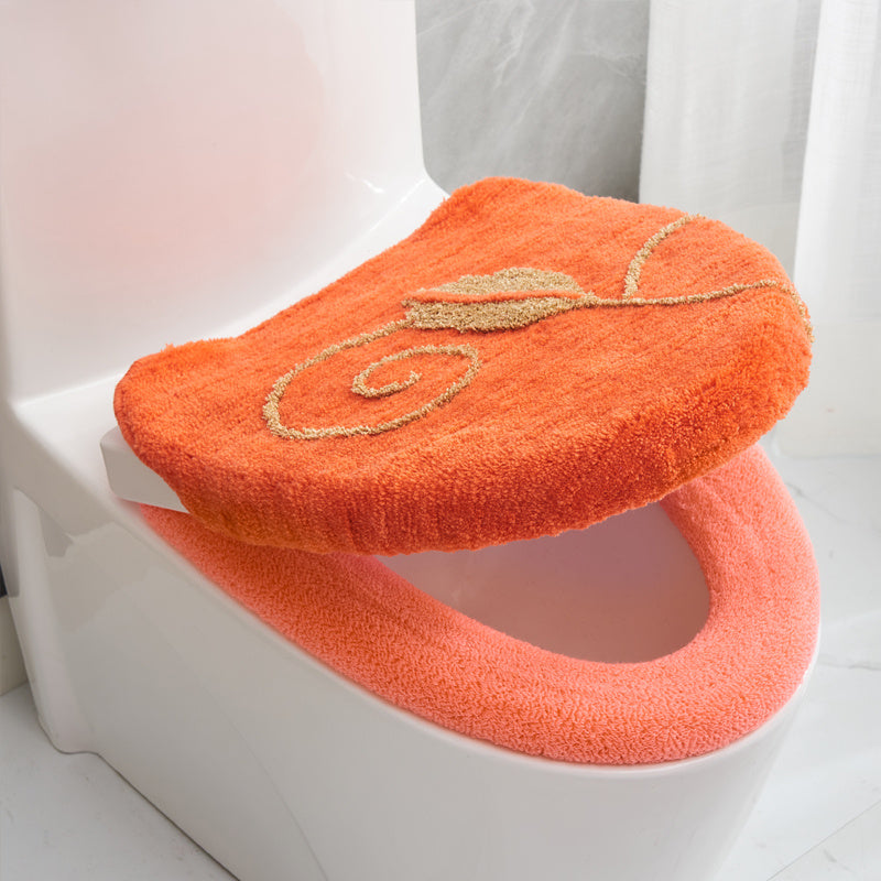 Thickened Household Plush Toilet Mat
