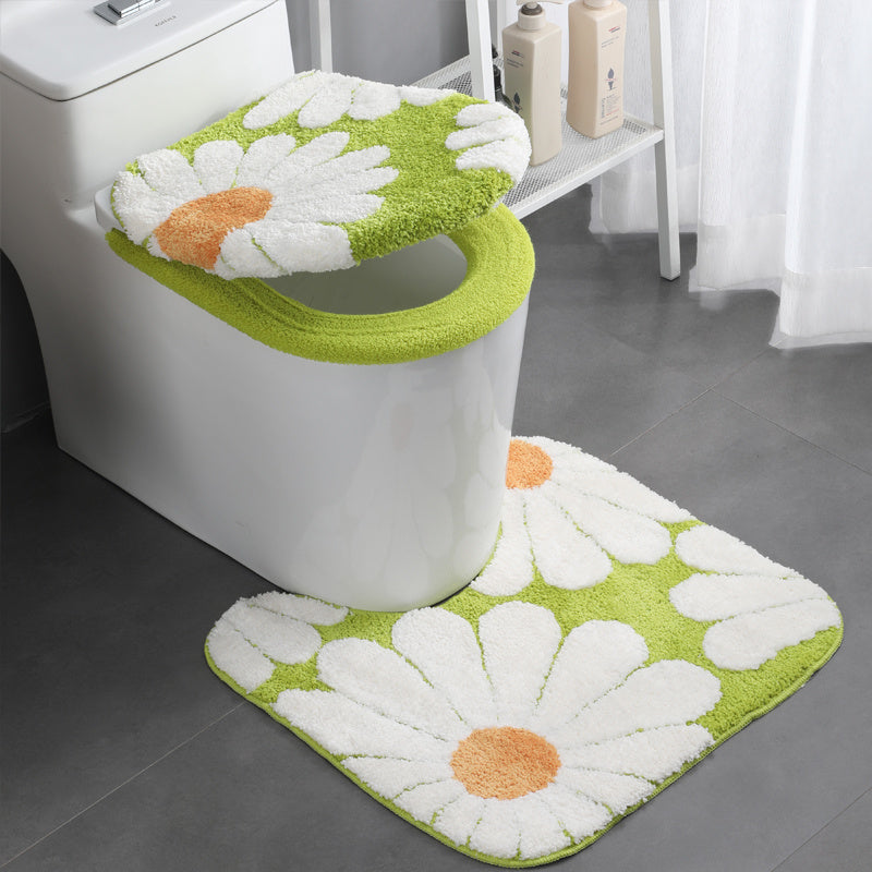 Thickened Household Plush Toilet Mat