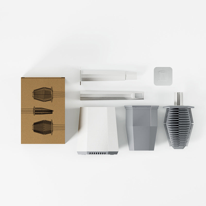 Toilet Brush Set Upper Wall Type No Dead Angle Toilet Cleaning Brush