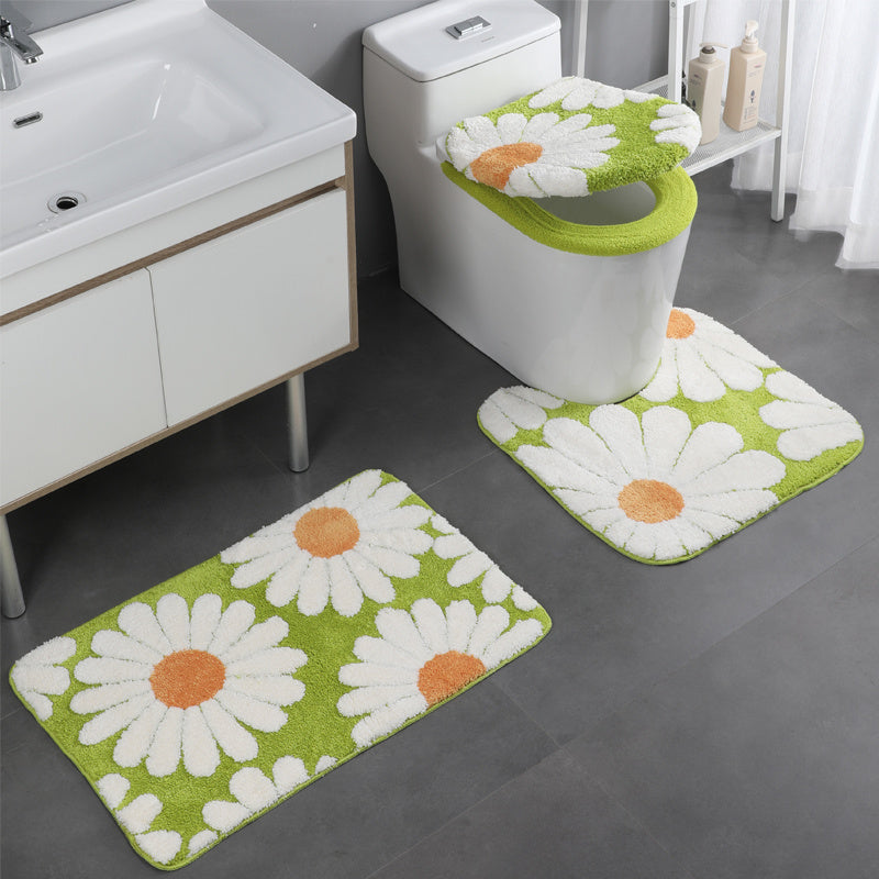 Thickened Household Plush Toilet Mat
