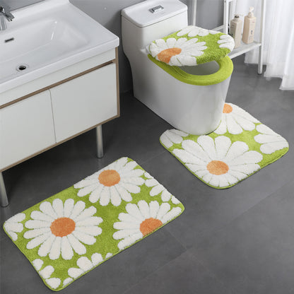 Thickened Household Plush Toilet Mat