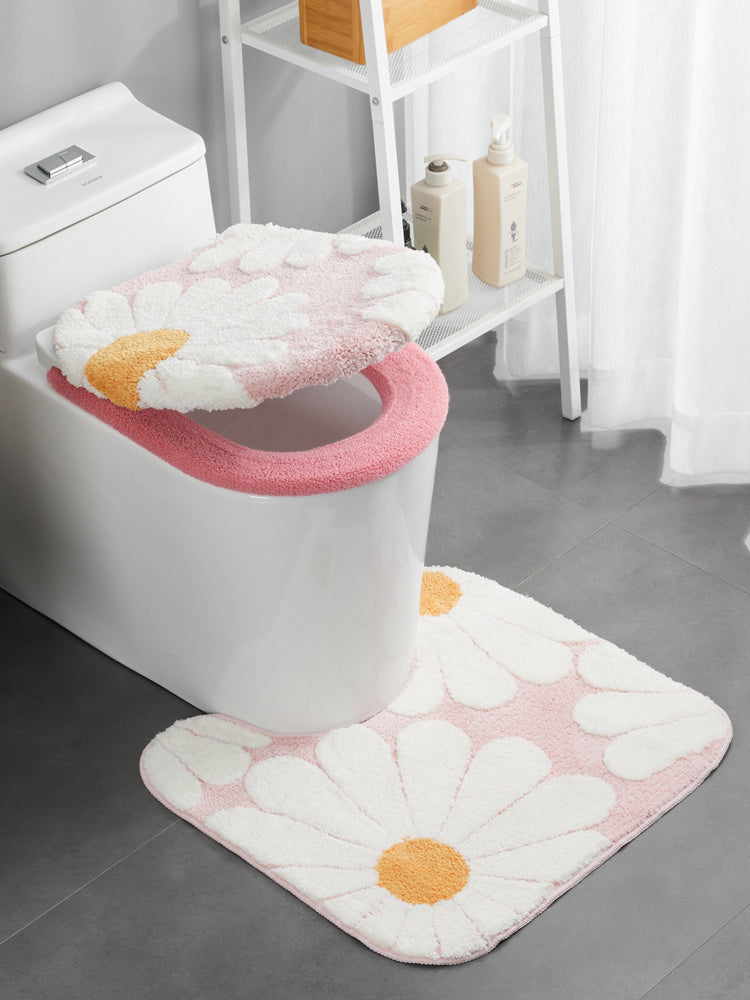 Thickened Household Plush Toilet Mat