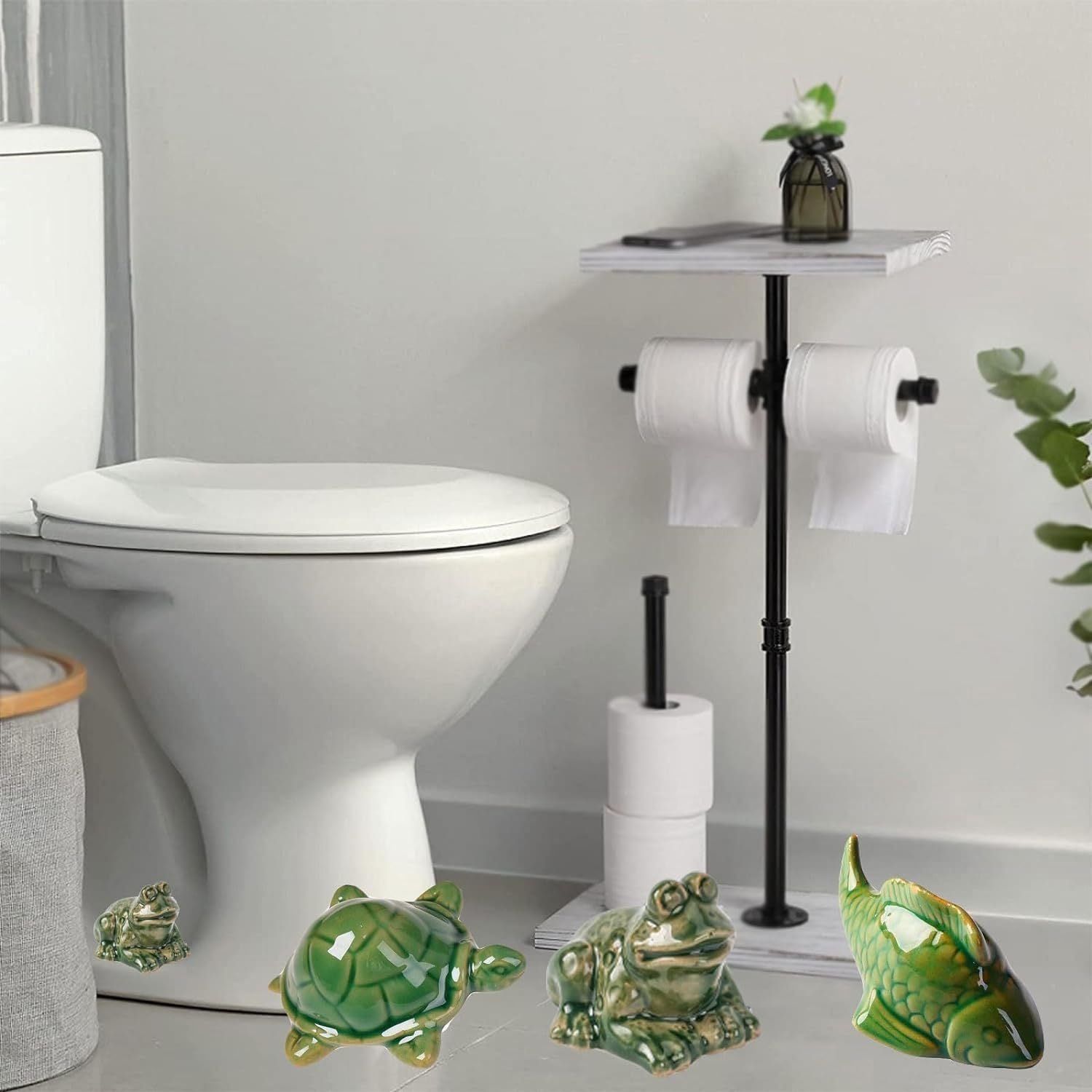 Cute Frog Cover Toilet Decoration