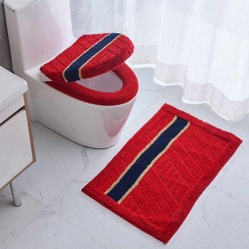 Thickened Household Plush Toilet Mat