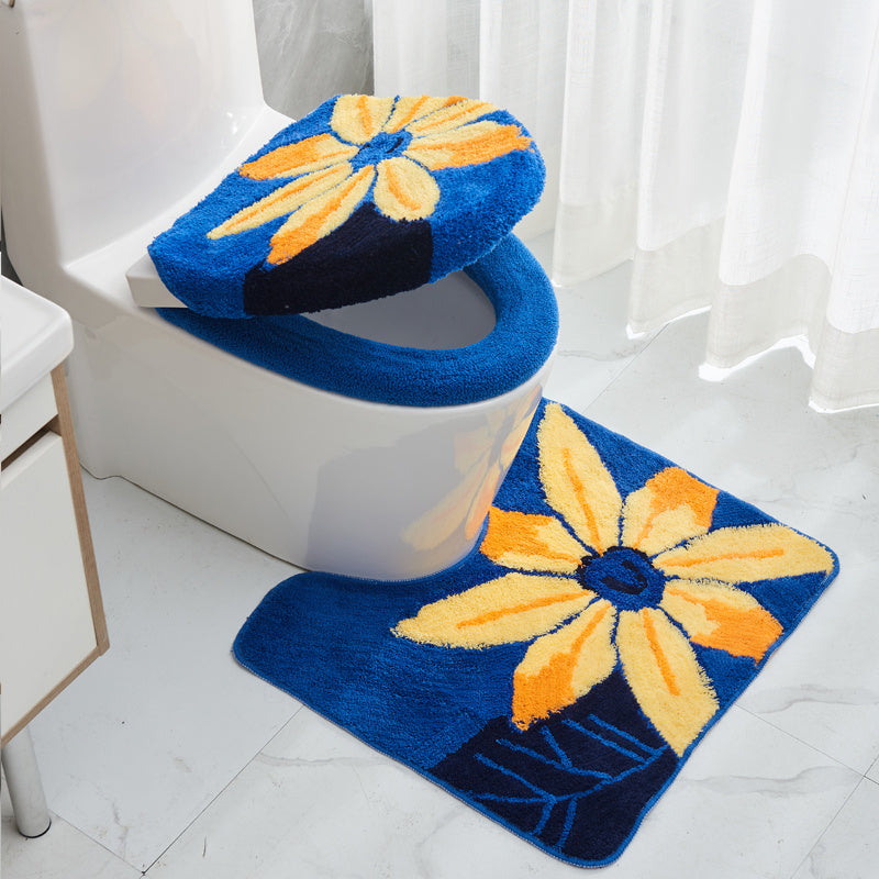 Thickened Household Plush Toilet Mat