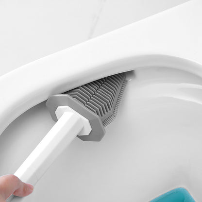 Toilet Brush Set Upper Wall Type No Dead Angle Toilet Cleaning Brush
