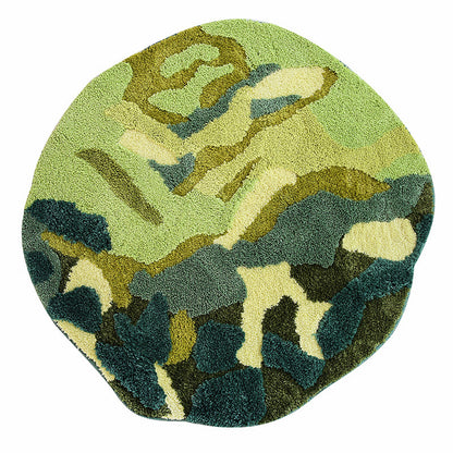 Modern Minimalist Bedroom Bedside Wool Rug