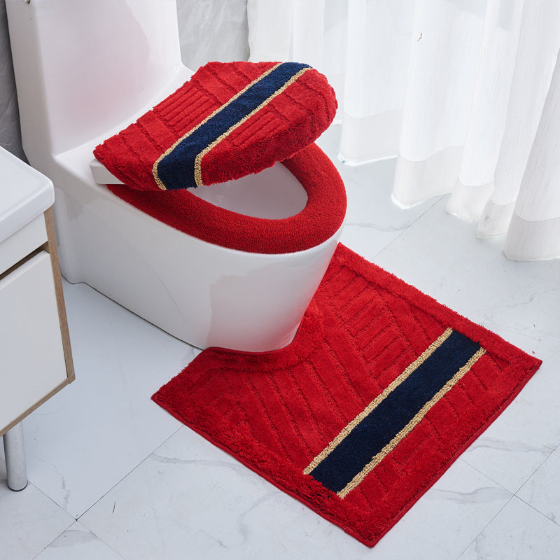 Thickened Household Plush Toilet Mat