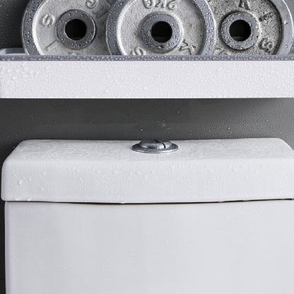 Perforation-free Multifunctional Toilet Shelf