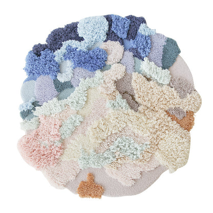 Modern Minimalist Bedroom Bedside Wool Rug