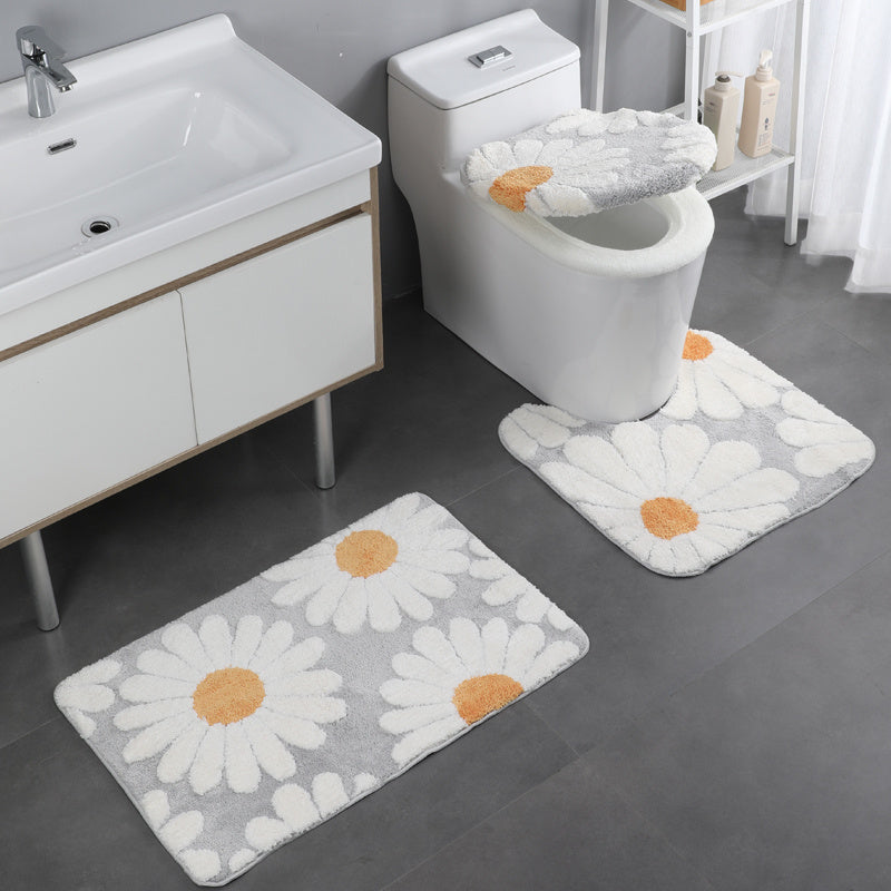 Thickened Household Plush Toilet Mat