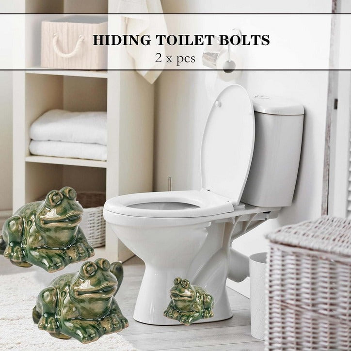Cute Frog Cover Toilet Decoration