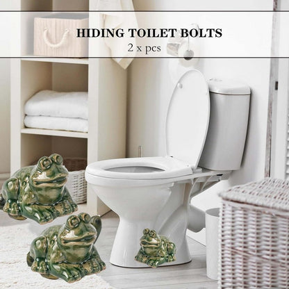 Cute Frog Cover Toilet Decoration